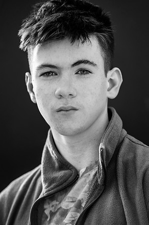 Finn, 15th birthday bw