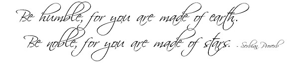 Quotation - Be humble
