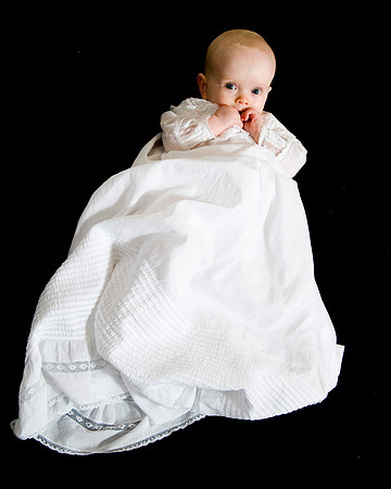 Audrey, christening - print