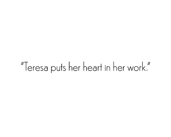 heart in her work